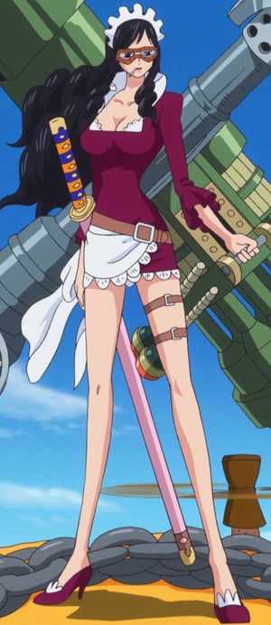 This is the Avatar Image for the Baby 5 (One Piece) AI Voice and Text to Speech Generator